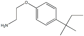 2-[4-(1,1-dimethylpropyl)phenoxy]ethanamine Struktur