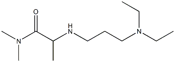 2-{[3-(diethylamino)propyl]amino}-N,N-dimethylpropanamide Struktur