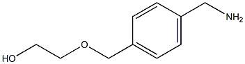 2-{[4-(aminomethyl)phenyl]methoxy}ethan-1-ol Struktur