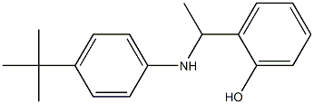 2-{1-[(4-tert-butylphenyl)amino]ethyl}phenol Struktur