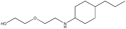 2-{2-[(4-propylcyclohexyl)amino]ethoxy}ethan-1-ol Struktur