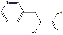 2-amino-3-pyridin-3-ylpropanoic acid Struktur