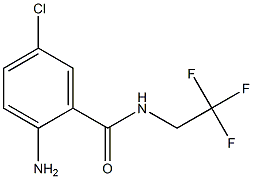 2-amino-5-chloro-N-(2,2,2-trifluoroethyl)benzamide Struktur