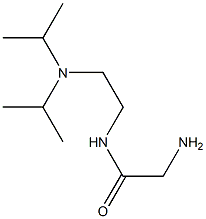 2-amino-N-[2-(diisopropylamino)ethyl]acetamide Struktur