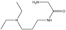 2-amino-N-[3-(diethylamino)propyl]acetamide Struktur