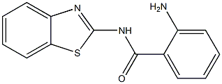 2-amino-N-1,3-benzothiazol-2-ylbenzamide Struktur