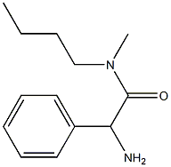 2-amino-N-butyl-N-methyl-2-phenylacetamide Struktur