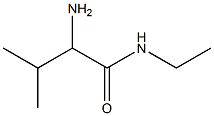 2-amino-N-ethyl-3-methylbutanamide Struktur