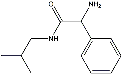 2-amino-N-isobutyl-2-phenylacetamide Struktur