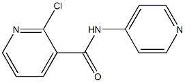 2-chloro-N-(pyridin-4-yl)pyridine-3-carboxamide Struktur