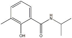 2-hydroxy-3-methyl-N-(propan-2-yl)benzamide Struktur