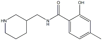 2-hydroxy-4-methyl-N-(piperidin-3-ylmethyl)benzamide Struktur