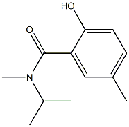 2-hydroxy-N,5-dimethyl-N-(propan-2-yl)benzamide Struktur