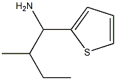 2-methyl-1-(thiophen-2-yl)butan-1-amine Struktur