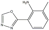 2-methyl-6-(1,3,4-oxadiazol-2-yl)aniline Struktur