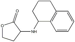 3-(1,2,3,4-tetrahydronaphthalen-1-ylamino)oxolan-2-one Struktur