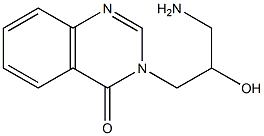 3-(3-amino-2-hydroxypropyl)-3,4-dihydroquinazolin-4-one Struktur