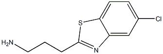 3-(5-chloro-1,3-benzothiazol-2-yl)propan-1-amine Struktur