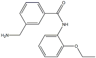 3-(aminomethyl)-N-(2-ethoxyphenyl)benzamide Struktur