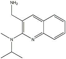 3-(aminomethyl)-N-methyl-N-(propan-2-yl)quinolin-2-amine Struktur