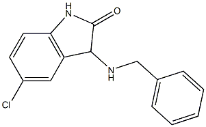 3-(benzylamino)-5-chloro-2,3-dihydro-1H-indol-2-one Struktur