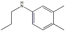 3,4-dimethyl-N-propylaniline Struktur