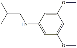 3,5-dimethoxy-N-(2-methylpropyl)aniline Struktur