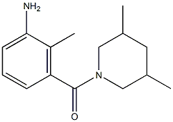 3-[(3,5-dimethylpiperidin-1-yl)carbonyl]-2-methylaniline Struktur