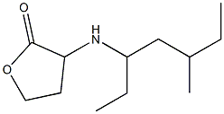 3-[(5-methylheptan-3-yl)amino]oxolan-2-one Struktur