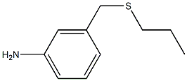 3-[(propylsulfanyl)methyl]aniline Struktur