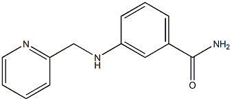 3-[(pyridin-2-ylmethyl)amino]benzamide Struktur