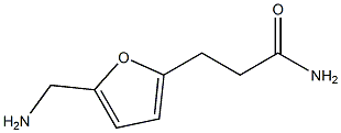 3-[5-(aminomethyl)furan-2-yl]propanamide Struktur