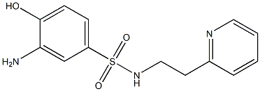 3-amino-4-hydroxy-N-[2-(pyridin-2-yl)ethyl]benzene-1-sulfonamide Struktur