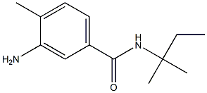 3-amino-N-(1,1-dimethylpropyl)-4-methylbenzamide Struktur