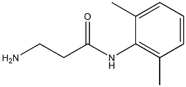 3-amino-N-(2,6-dimethylphenyl)propanamide Struktur