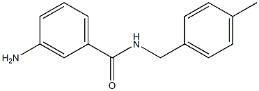 3-amino-N-(4-methylbenzyl)benzamide Struktur