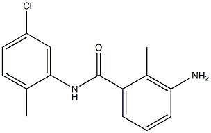 3-amino-N-(5-chloro-2-methylphenyl)-2-methylbenzamide Struktur