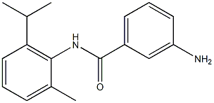 3-amino-N-[2-methyl-6-(propan-2-yl)phenyl]benzamide Struktur