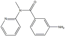 3-amino-N-methyl-N-(pyridin-2-yl)benzamide Struktur