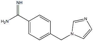 4-(1H-imidazol-1-ylmethyl)benzenecarboximidamide Struktur