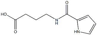 4-(1H-pyrrol-2-ylformamido)butanoic acid Struktur