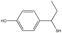 4-(1-sulfanylpropyl)phenol Struktur