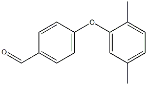 4-(2,5-dimethylphenoxy)benzaldehyde Struktur