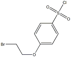 4-(2-bromoethoxy)benzenesulfonyl chloride Struktur