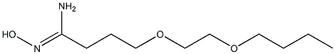 4-(2-butoxyethoxy)-N'-hydroxybutanimidamide Struktur