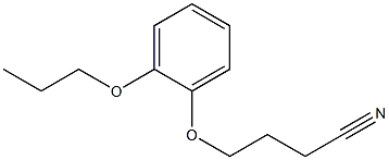 4-(2-propoxyphenoxy)butanenitrile Struktur