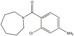 4-(azepan-1-ylcarbonyl)-3-chloroaniline Struktur