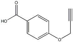 4-(prop-2-ynyloxy)benzoic acid Struktur