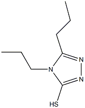 4,5-dipropyl-4H-1,2,4-triazole-3-thiol Struktur