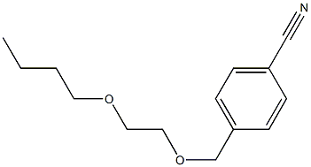 4-[(2-butoxyethoxy)methyl]benzonitrile Struktur